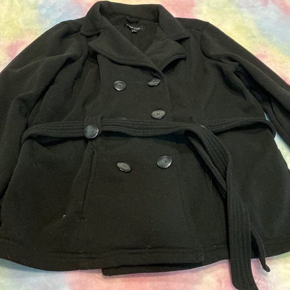 Women XL Soft Fleece Peacoat - Picture 5 of 8